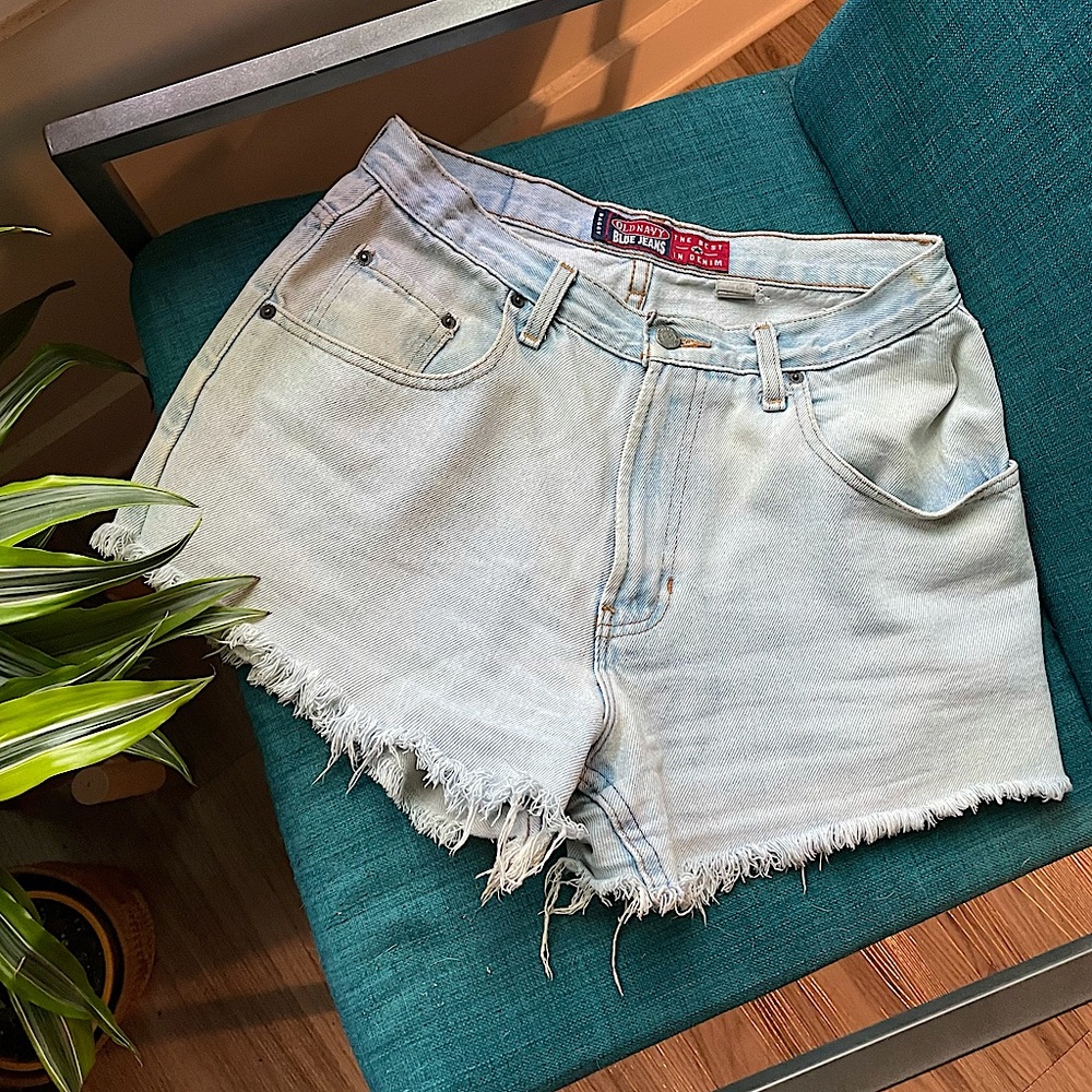 Perfectly Distressed Denim Shorts